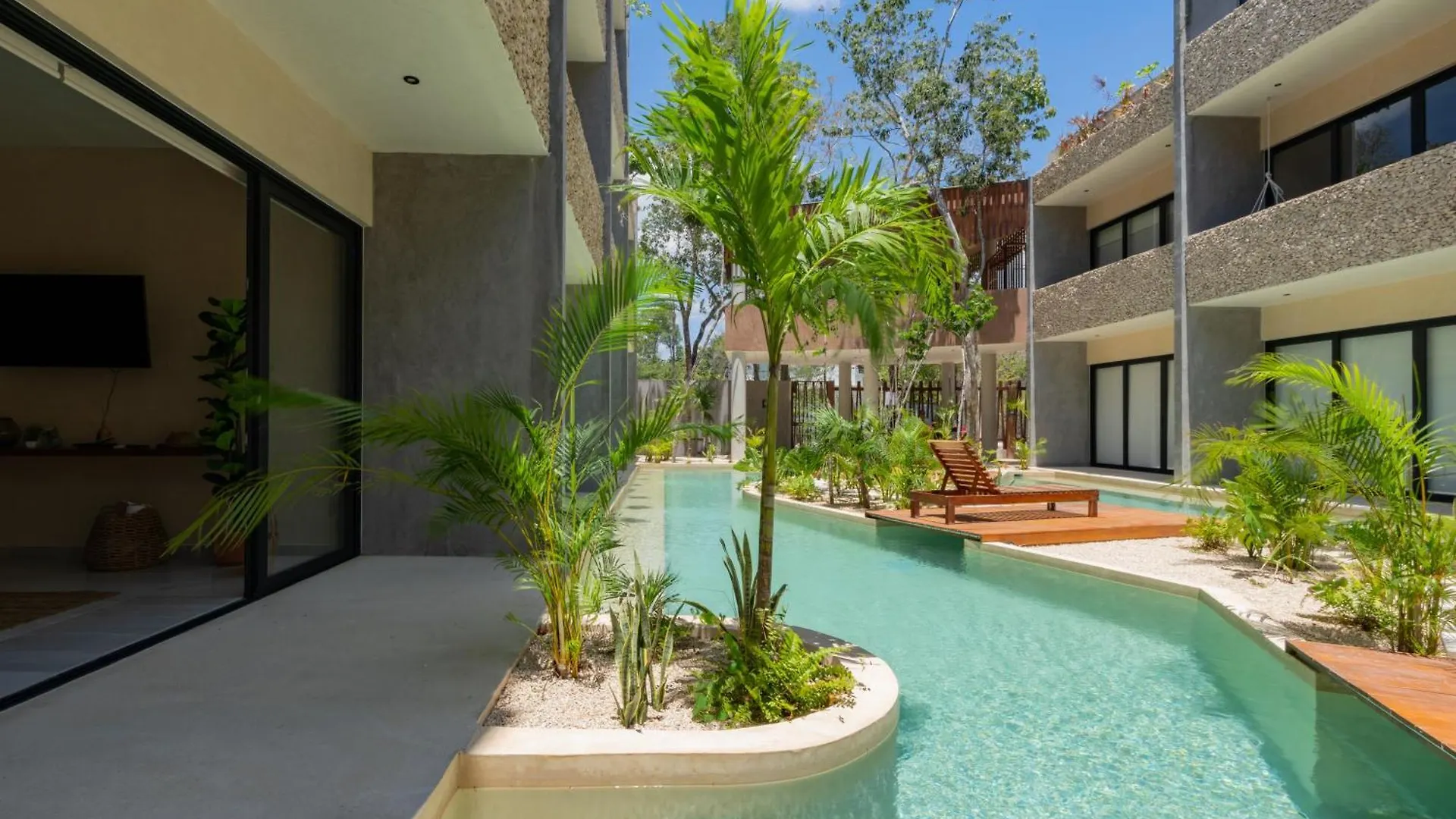 Stylish Tulum Studio With Terrace And Pool 0*,
